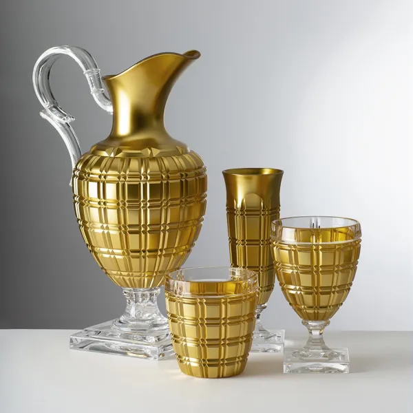 1.5-litre gold acrylic jug, ‘Imperial’ by Mario Luca Giusti
