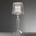 Cleopatra transparent acrylic table lamp by Mario Luca Giusti