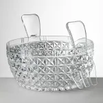 25.5cm transparent acrylic salad bowl, ‘Churchill’ by Mario Luca Giusti