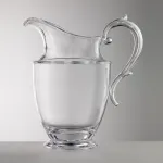 1.2-litre transparent acrylic jug, ‘Federica’ by Mario Luca Giusti