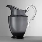 1.2-litre grey acrylic jug, ‘Federica’ by Mario Luca Giusti