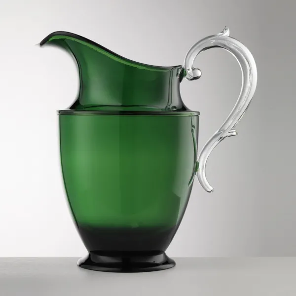 1.2-litre green acrylic jug, ‘Federica’ by Mario Luca Giusti