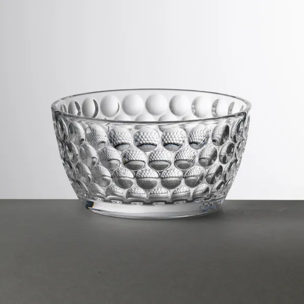Set da 6 coppette trasparenti 14cm in acrilico Lente by Mario Luca Giusti