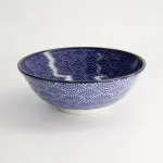 Nippon Blue Ramen Bowl Dots 21x7.8cm 1000ml set 4 ciotole in porcellana