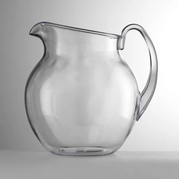 3-liter transparent acrylic pitcher "Palla" by Mario Luca Giusti