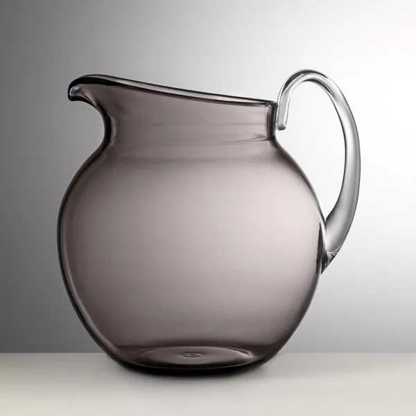 3-liter gray acrylic pitcher "Palla" by Mario Luca Giusti