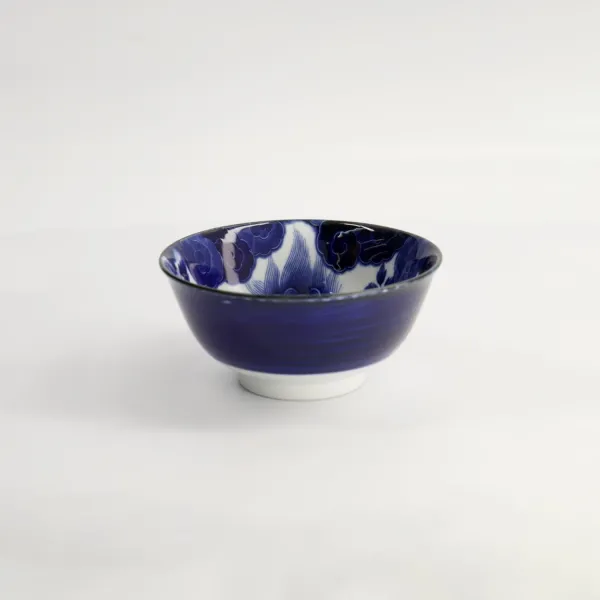 Japonism Lion Small Tayo Bowl 12.7x6.8cm 350ml set da 6 ciotole porcellana blu