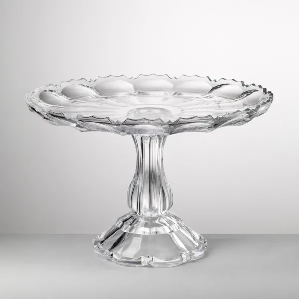 Transparent acrylic cake stand ‘Girasole’ by Mario Luca Giusti