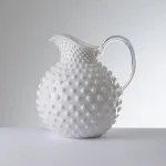 1.5-litre white acrylic Gene Krupa jug by Mario Luca Giusti