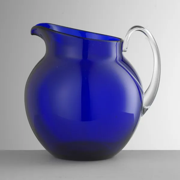 1.4-litre blue acrylic jug, ‘Plutone’, by Mario Luca Giusti