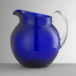 1.4-litre blue acrylic jug, ‘Plutone’, by Mario Luca Giusti
