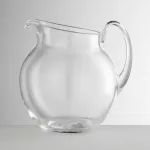 1.4-litre transparent acrylic jug, ‘Plutone’, by Mario Luca Giusti