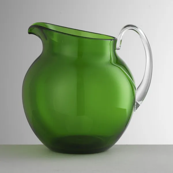 1.4-litre green acrylic jug, ‘Plutone’, by Mario Luca Giusti