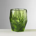 Set of 6 green acrylic wine glasses, ‘Milly’ by Mario Luca Giusti