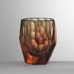 Set of 6 ruby-coloured acrylic wine glasses, ‘Milly’ by Mario Luca Giusti