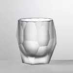 Set of 6 ‘Frost’ white wine glasses in acrylic, ‘Milly’ by Mario Luca Giusti