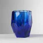 Set of 6 blue acrylic wine glasses, ‘Milly’ by Mario Luca Giusti
