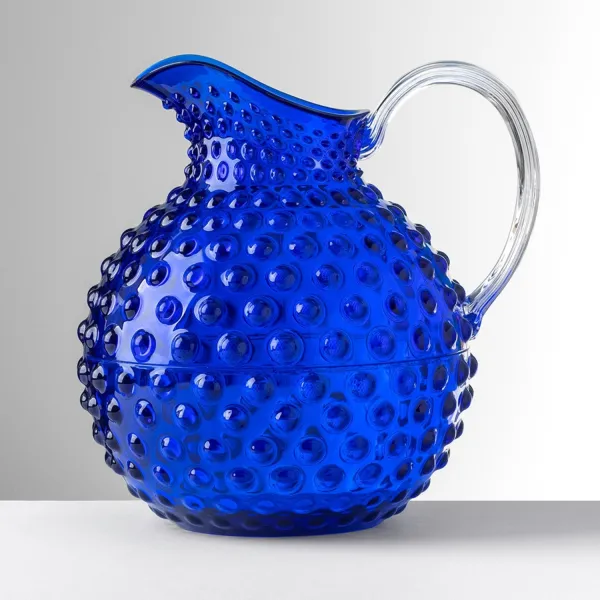 2.4-litre blue acrylic jug, ‘Sister Rosetta’, by Mario Luca Giusti