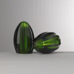 Bonnie and Clyde salt and green pepper set by Mario Luca Giusti