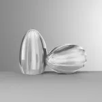 Bonnie and Clyde transparent salt and pepper set by Mario Luca Giusti