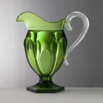 1.2-litre green acrylic jug, ‘Roberta’ by Mario Luca Giusti