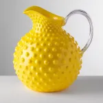 2.4-litre yellow enamel acrylic jug, ‘Sister Rosetta’ by Mario Luca Giusti