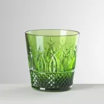 Set 6 green acrylic water glasses Italia by Mario Luca Giusti