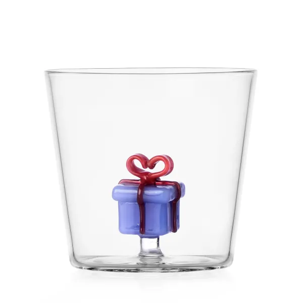 Tumbler Gift Box Azzurro Set 2 Bicchieri Christmas Tales Ichendorf