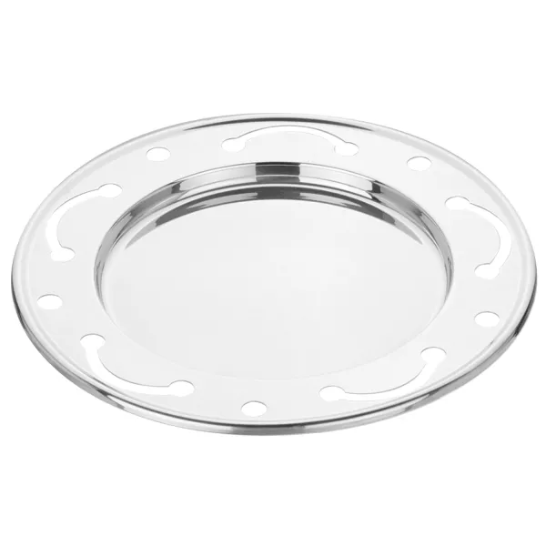 31 cm perforated steel placemat by Pintinox