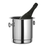 Pitagora stainless steel champagne bucket by Pintinox
