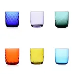 Riga' set 6 Bicchieri Tumbler in vetro colori assortiti di Ichendorf