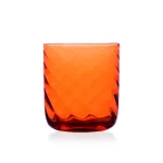 Riga' set 6 Bicchieri Tumbler in vetro Arancione di Ichendorf