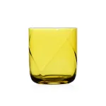 Riga' set 6 Bicchieri Tumbler in vetro Giallo Limone di Ichendorf