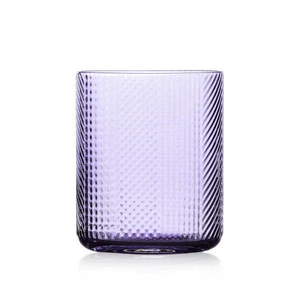 Kokhi Set of 6 Lilac Glass Tumblers by Ichendorf