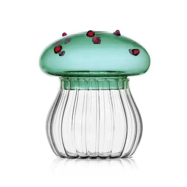 Ichendorf Alice Mushroom Glass Sugar Bowl