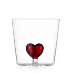Cuore Rosso Tumbler Set 2 Bicchieri in vetro Ichendorf