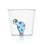 Cactus Blue Tumbler Set of 2 Glasses Desert Plants Ichendorf Milan