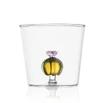 Cactus Pink Flower Tumbler Set 2 Bicchieri in vetro Desert Plants Ichendorf Milano