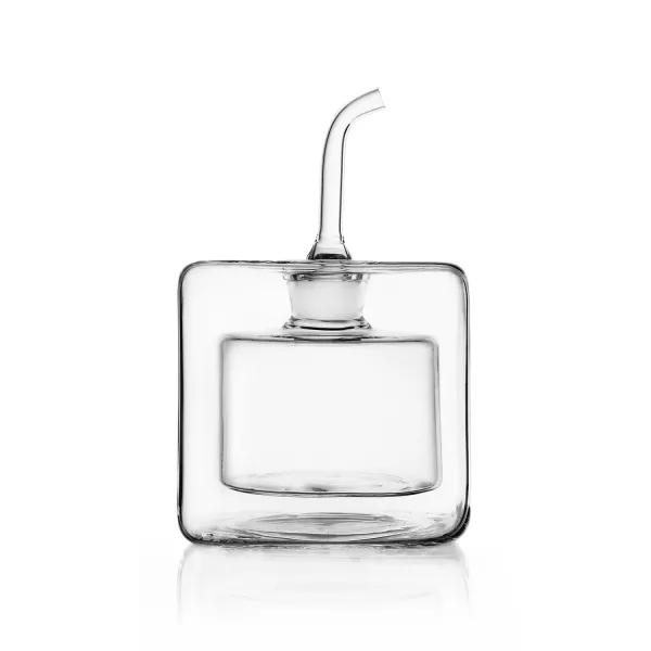 Ichendorf Glass Cube Oil Bottle with Filter