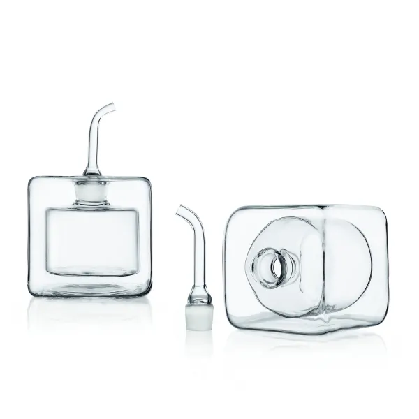 Ichendorf Glass Cube Oil Bottle with Filter