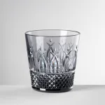 Set of 6 grey acrylic water glasses, made in Italy by Mario Luca Giusti