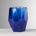 Set of 6 blue acrylic water glasses, ‘Super Milly’ by Mario Luca Giusti