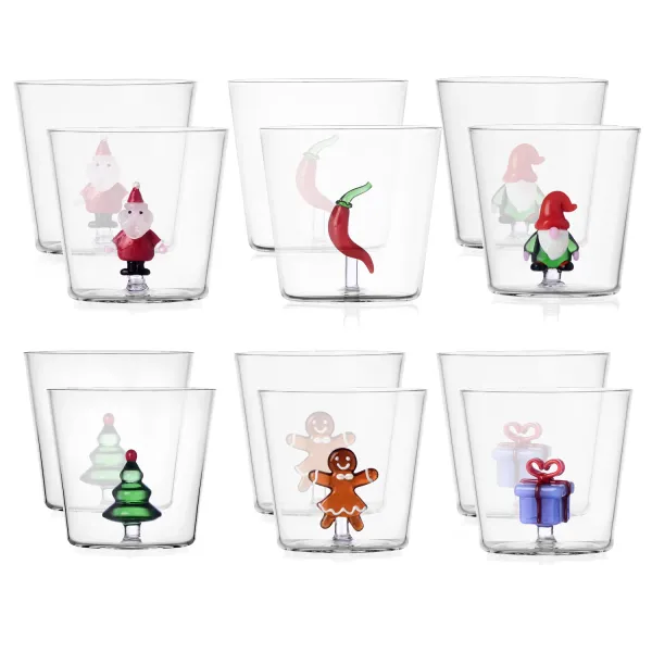 Christmas Tales Set 12 bicchieri Tumbler Natale di Ichendorf