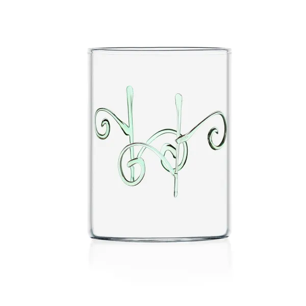 Decò Arlecchino set 6 Bicchieri Tumbler in vetro con Decori Assortiti di Ichendorf
