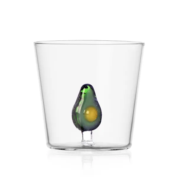 Tumbler Avocado Set 2 Bicchieri Tumbler Fruits and Flowers di Ichendorf