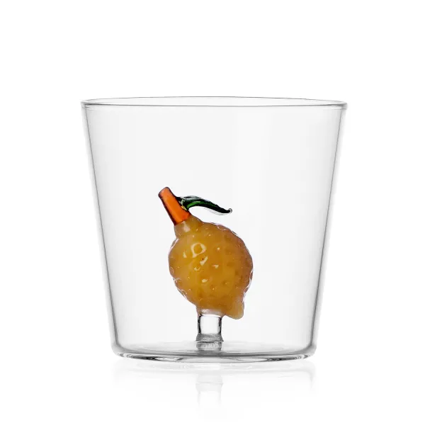 Tumbler Limone Set 2 Bicchieri Tumbler Fruits and Flowers di Ichendorf