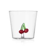Tumbler Ciliegie Set 2 Bicchieri Tumbler Fruits and Flowers di Ichendorf