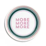 More More More Pizza Plate with Inscription 32cm Bitossi Home