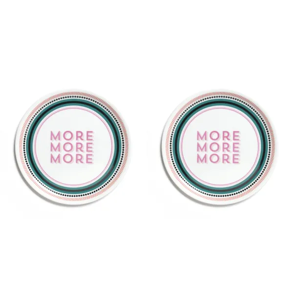 More More More Pizza Plate with Inscription 32cm Bitossi Home