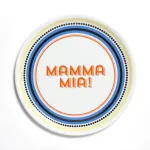 Mamma Mia Piatto Pizza Con Scritta 32cm Bitossi Home